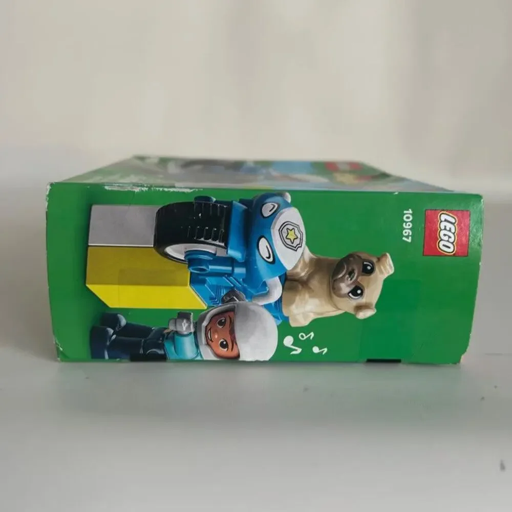 LEGO Duplo 10967 Police Motorcycle Lost Dog Building Toy Set with Figure New